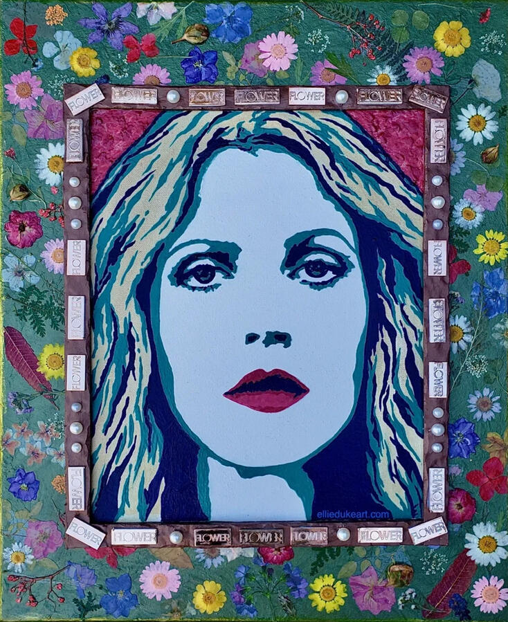 Drew Barrymore drew barrymore pop art portrait ellie duke art