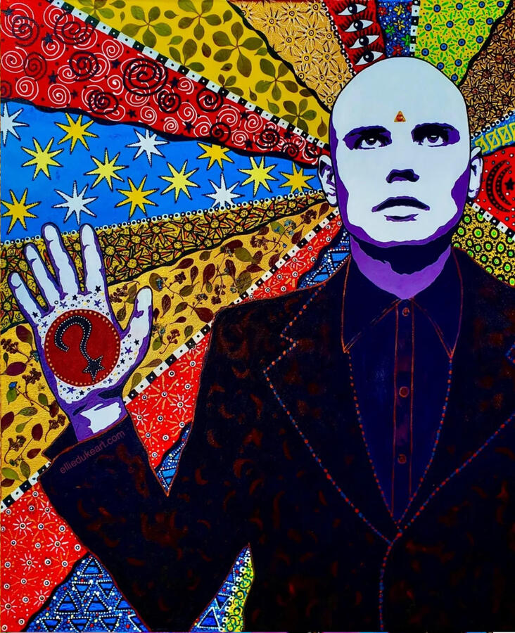 Billy Corgan Billy Corgan pop art portrait ellie duke art