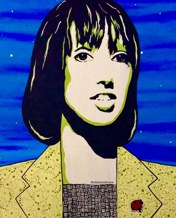 shelley duvall ellie duke pop art portrait art