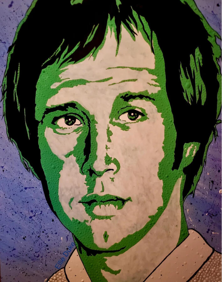 chevy chase pop art portrait ellie duke art