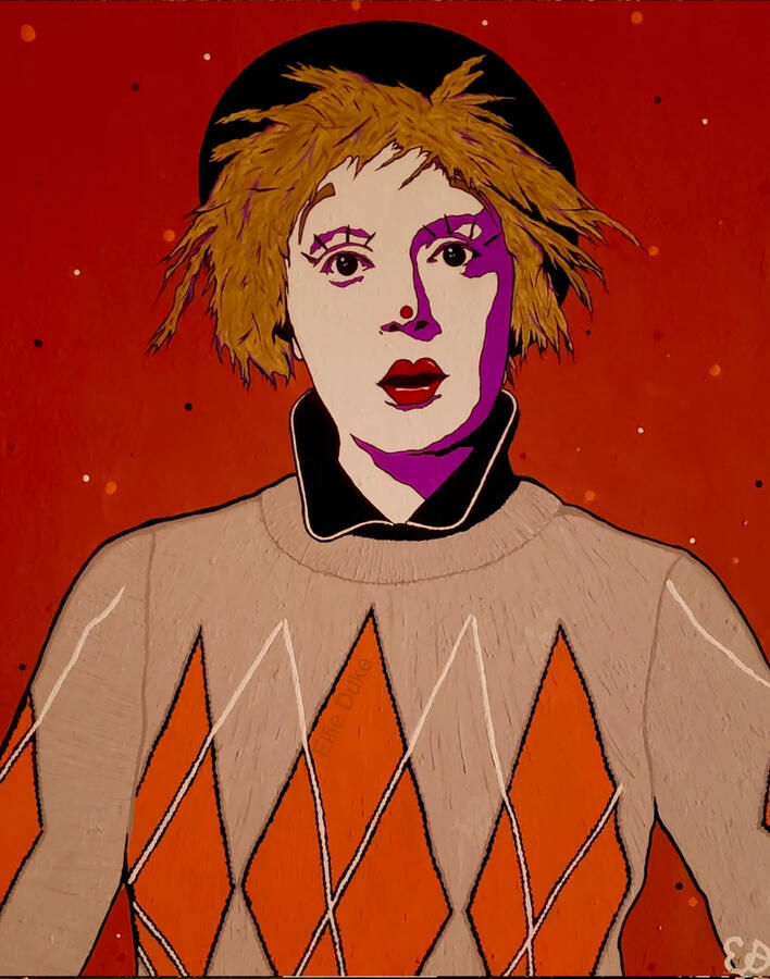 natasha lyonne pop art portrait ellie duke art