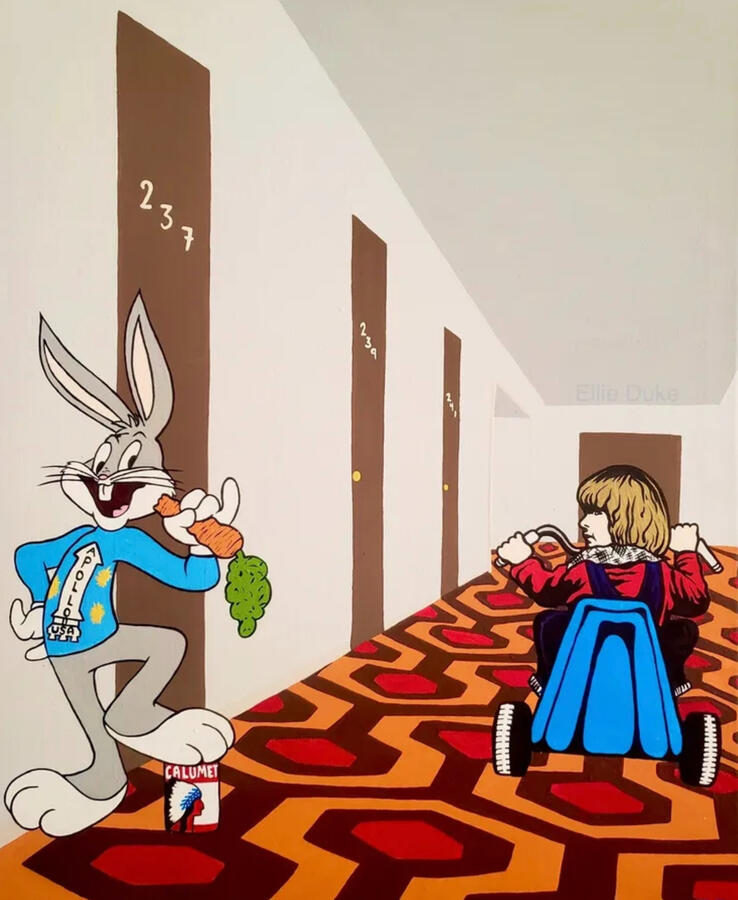 The Shinning's Danny and Bugs Bunny the shinning art bugs bunny ellie duke calumet