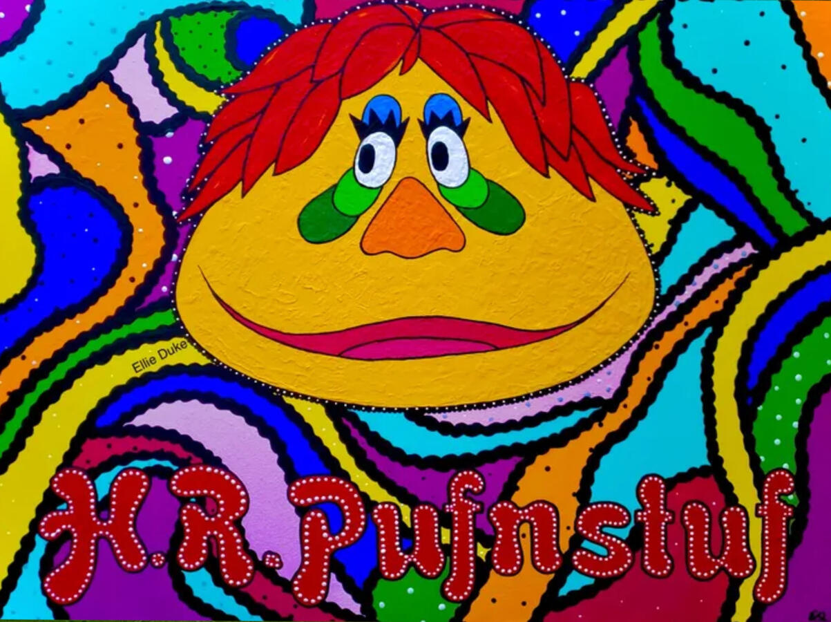 hr pufnstuf art pop art ellie duke