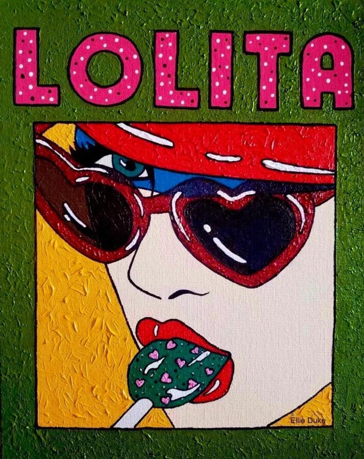 Oil Paint Lolita lolita book cover art ellie duke pop