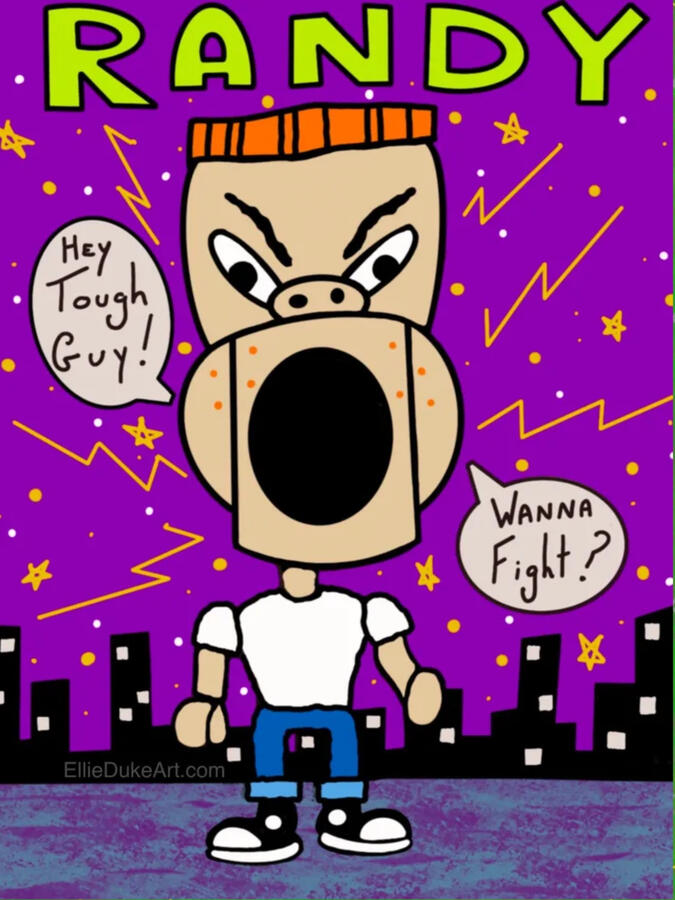 randy pee wees playhouse cartoon ellie duke