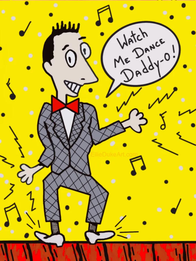 Pee-wee Herman Cartoon pee wee herman cartoon ellie duke