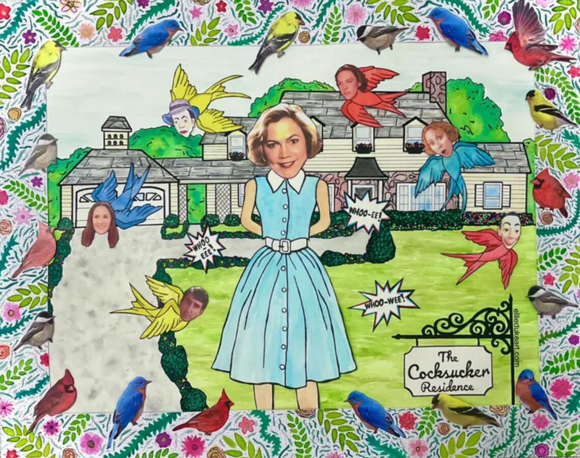 Mixed Media Serial Mom serial mom john waters art ellie duke