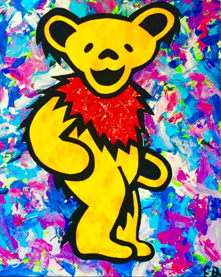 grateful dead bear art ellie duke