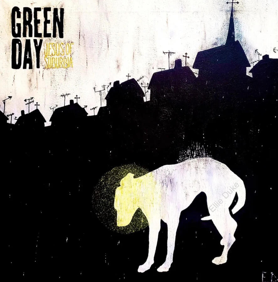 Jesus of Suburbia green day album cover art ellie duke