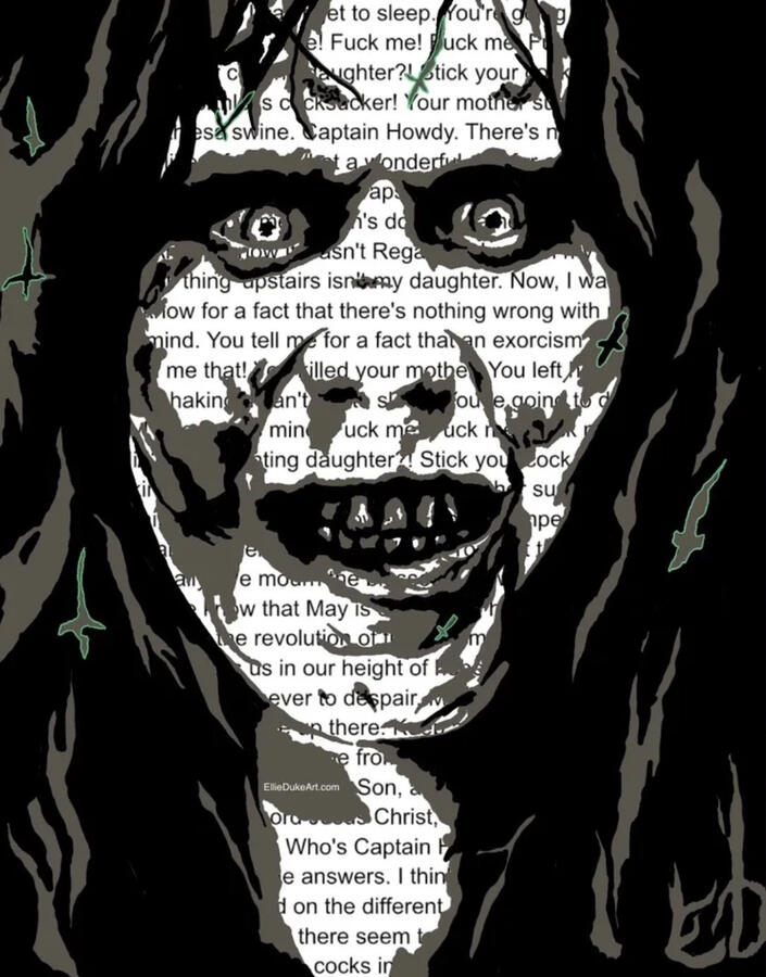 Regan MacNeil regan exorcist art ellie duke