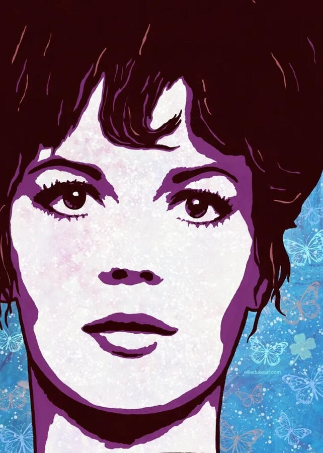 natalie wood pop art portrait ellie duke