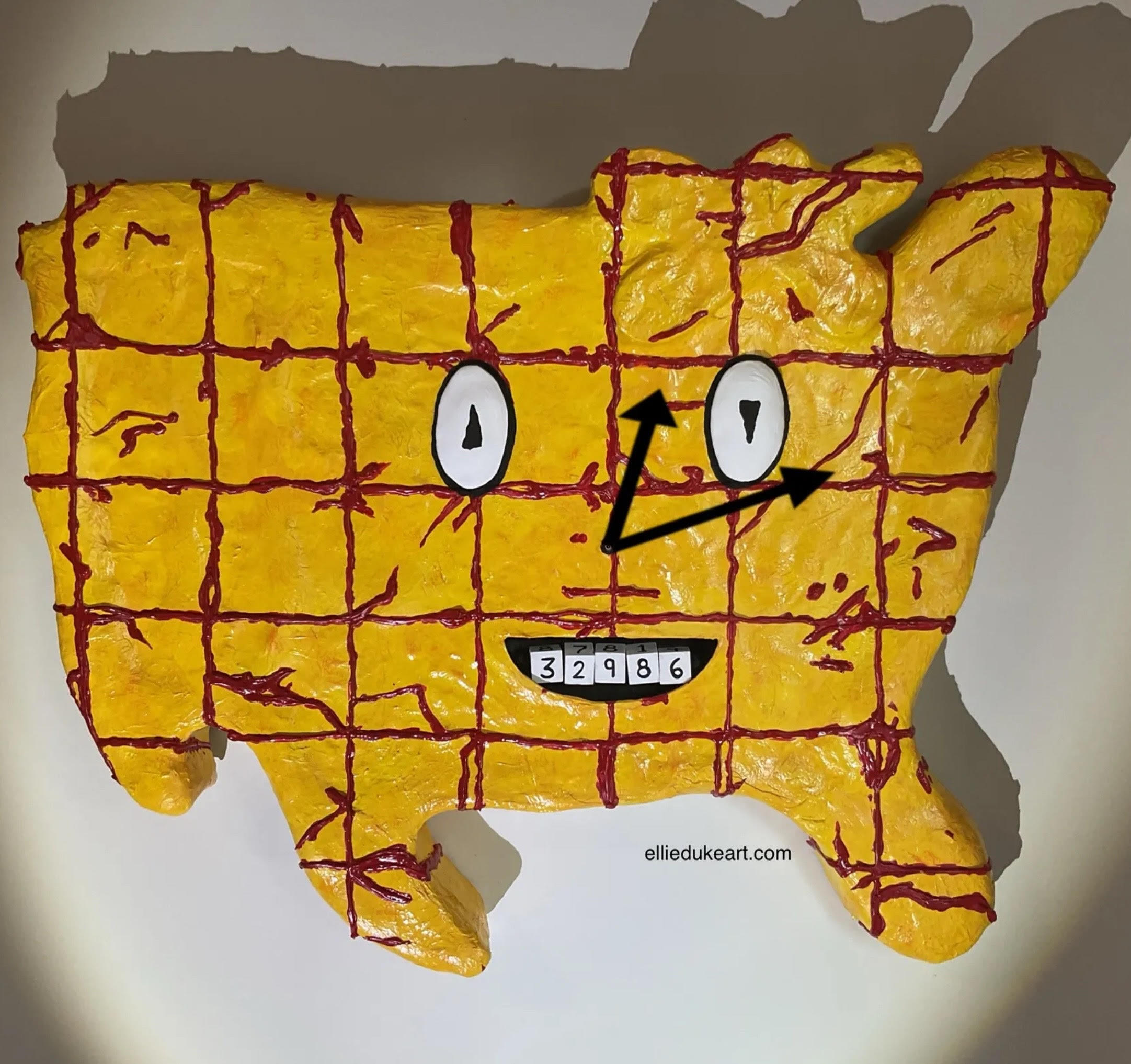 Clocky Prop Replica clocking pee wees playhouse clock ellie duke